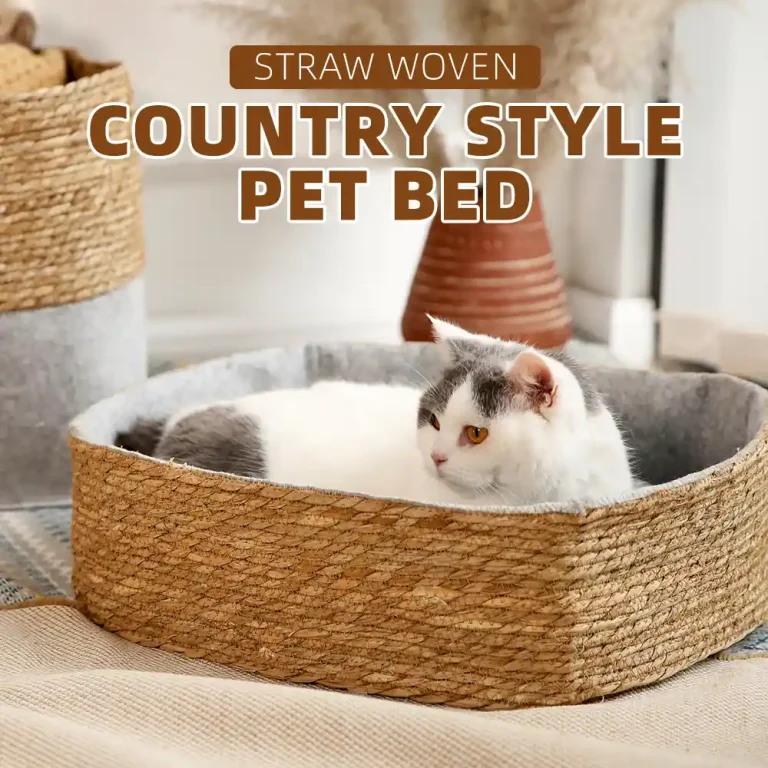 Felted Wool Cat Bed