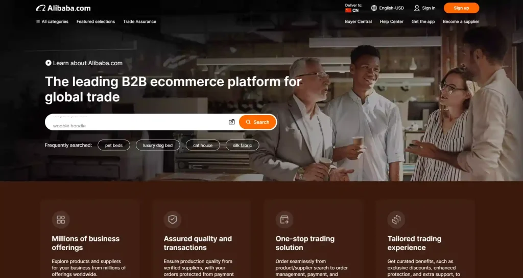alibaba website