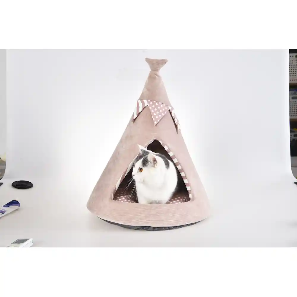 covered cat bed supplier