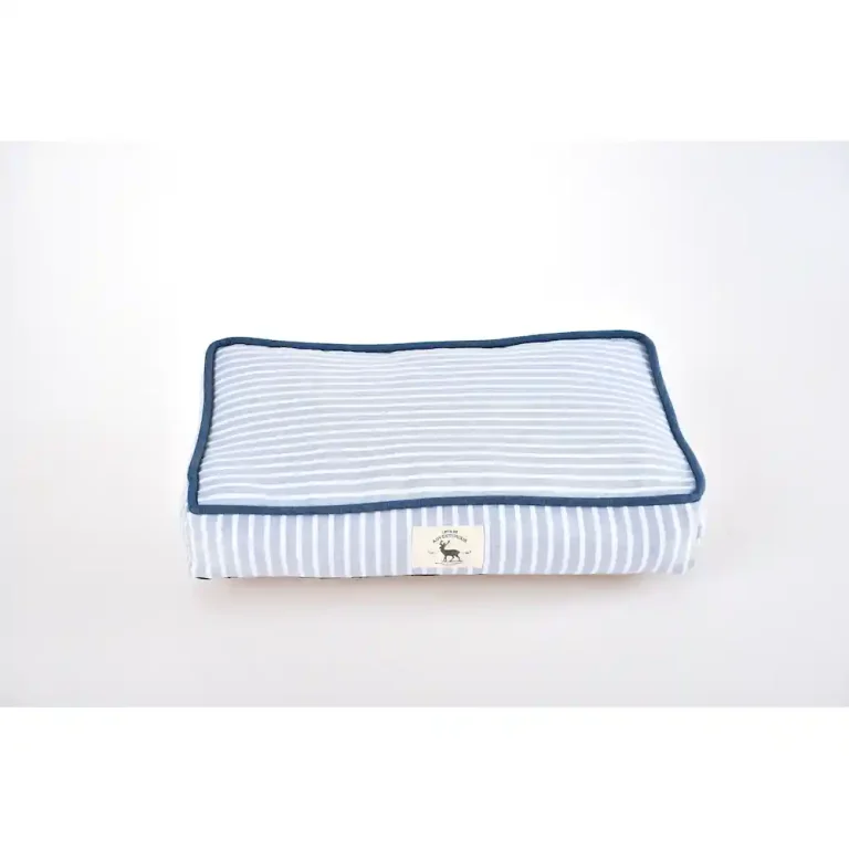 denim pet bed