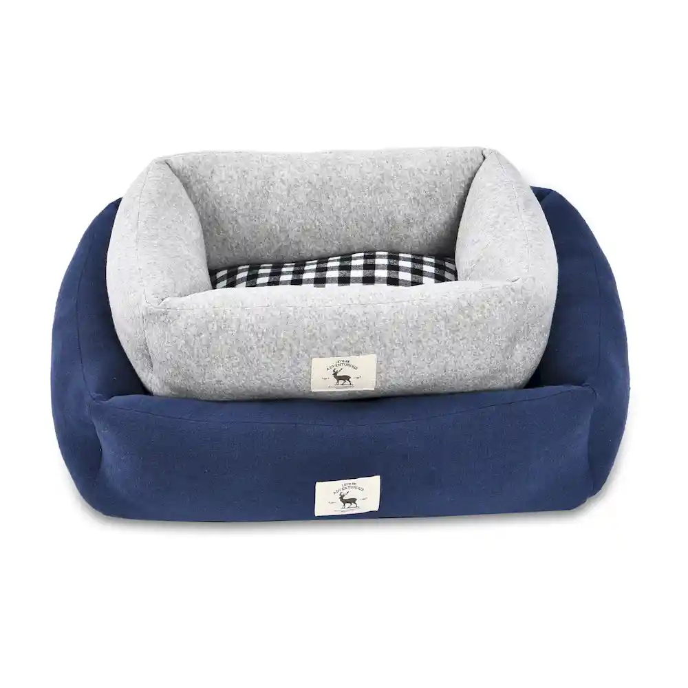 pet bed with bolster