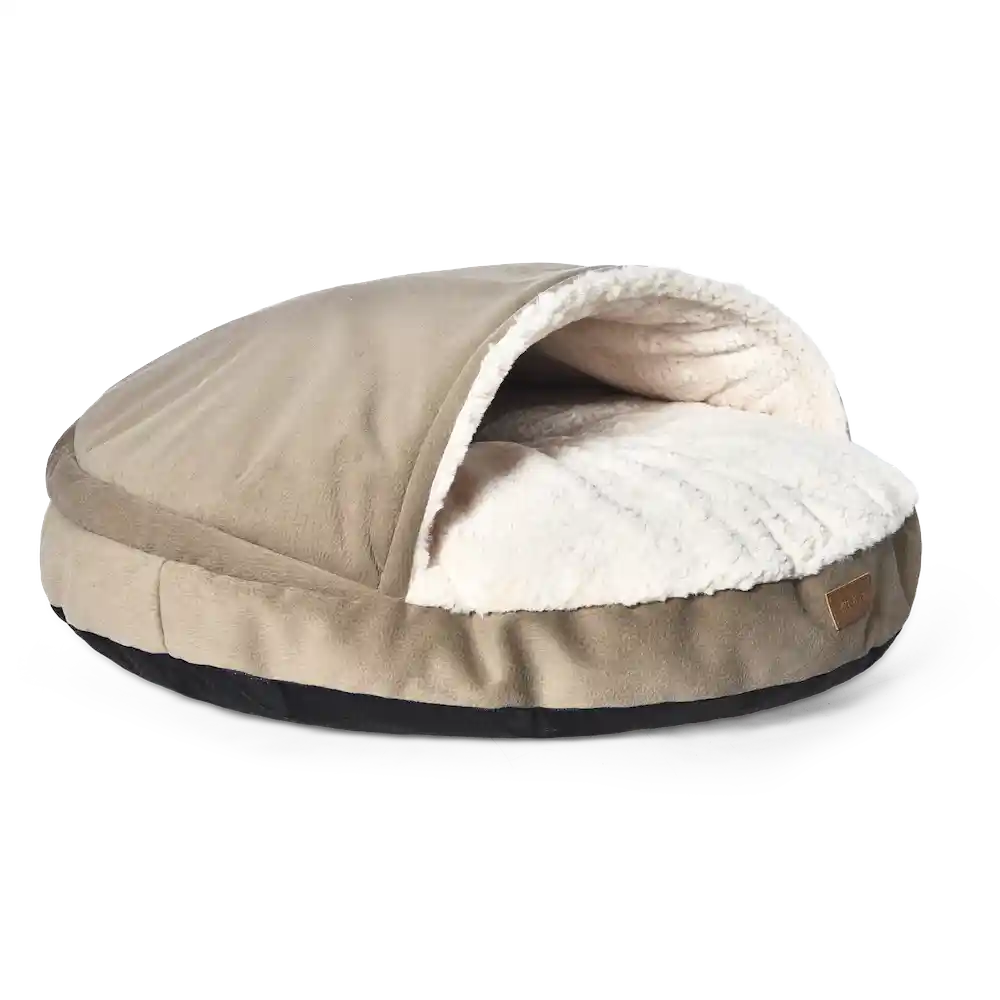 covered dog beds for small dogs