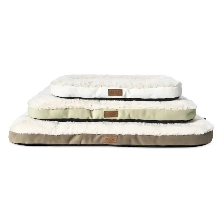 faux suede dog bed