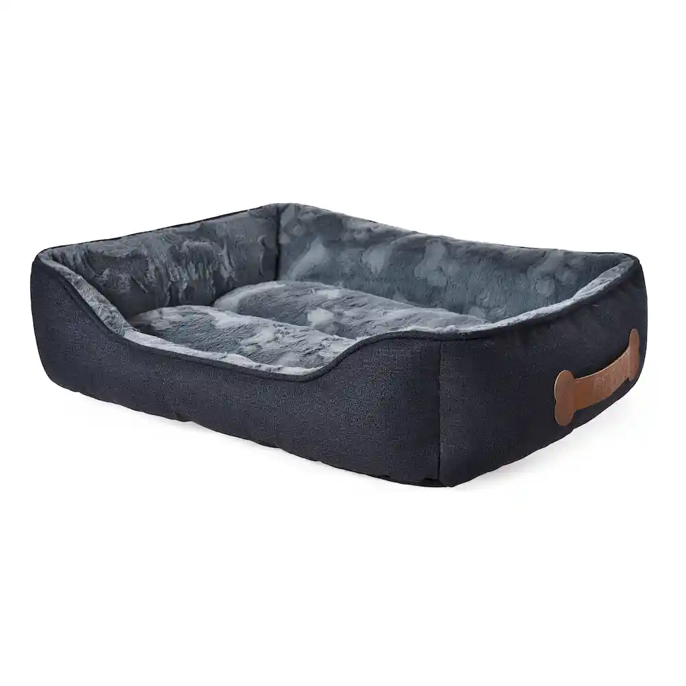 cama para cães com estampado de patas