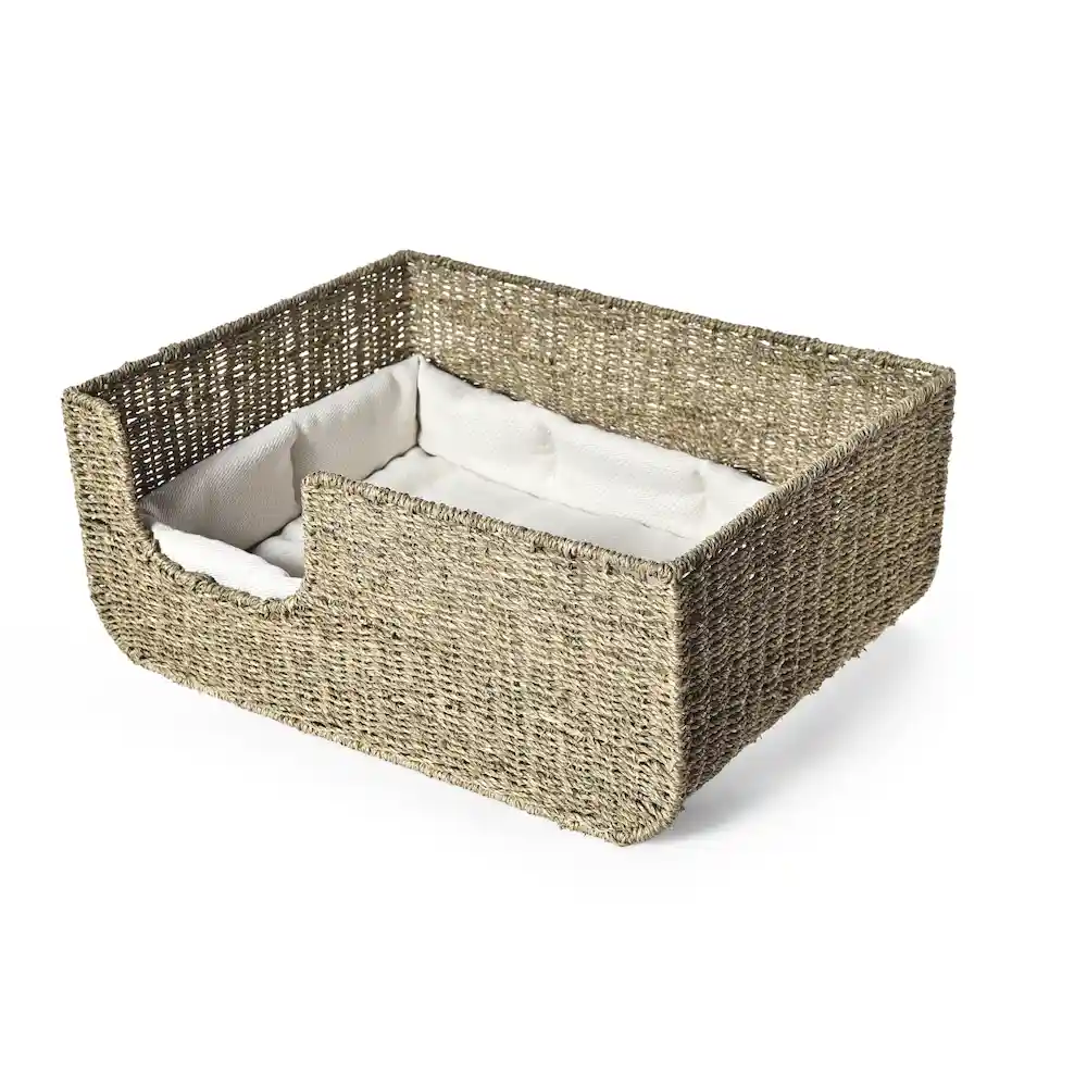 straw cat bed OEM