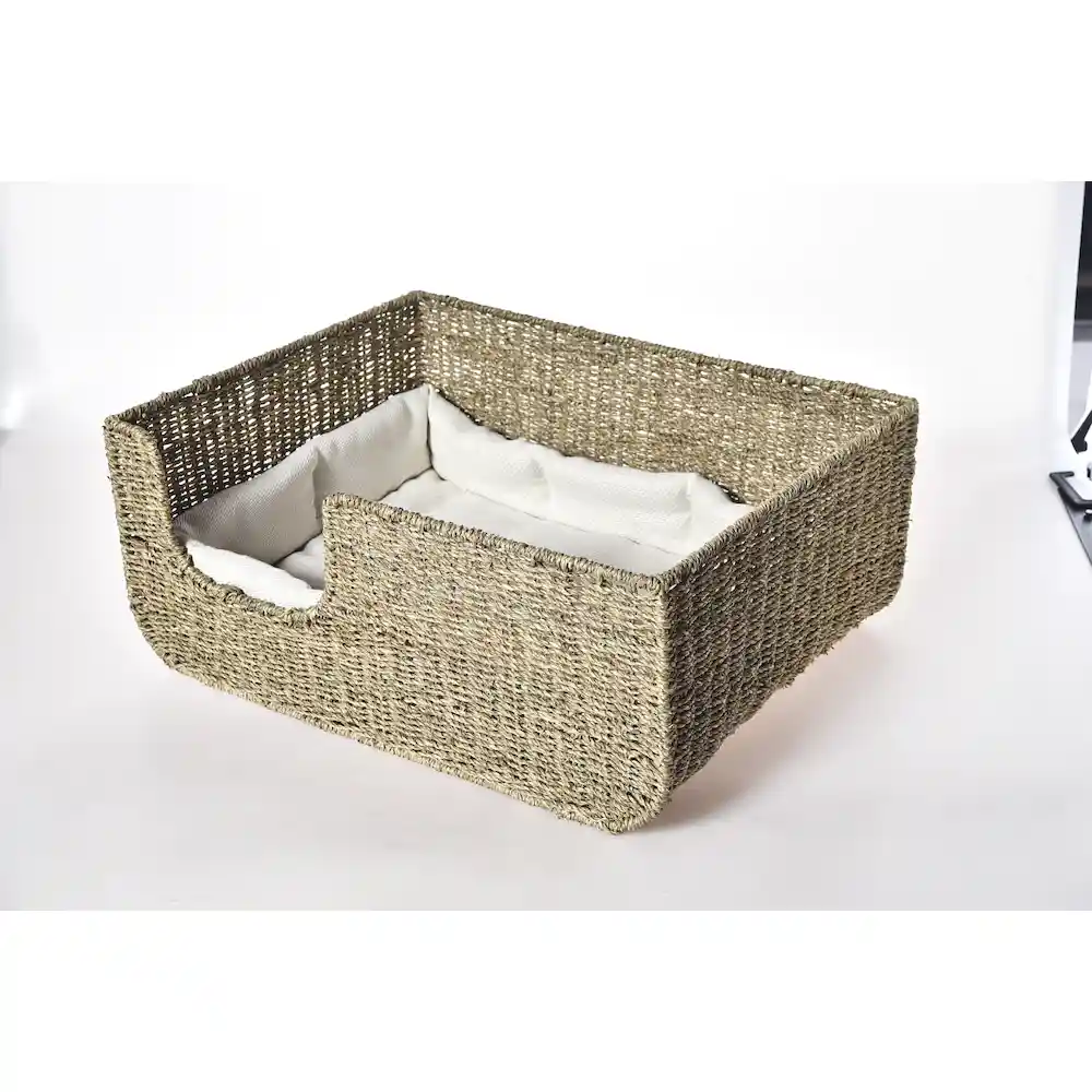 straw cat bed supplier