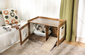 cat litter box cabinet enclosure
