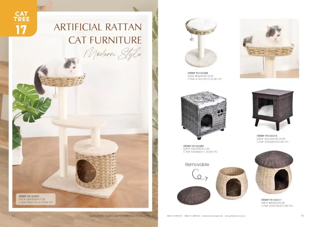 artificial rattan cat cave in bulk