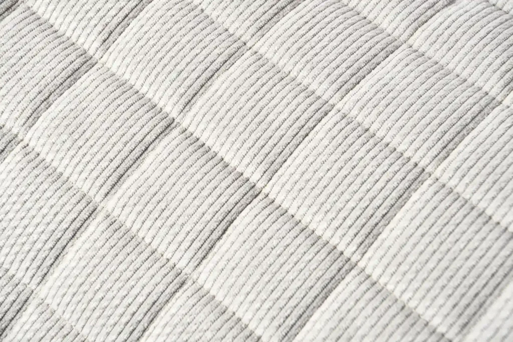 quilted dog bed's fabric