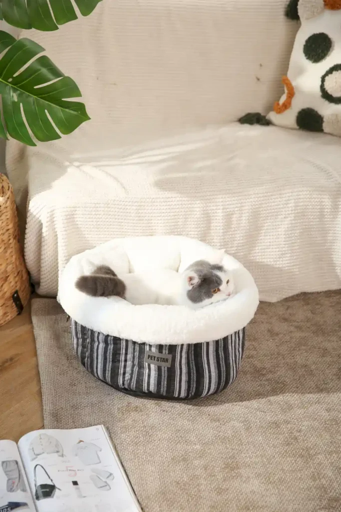 Donut Calming Pet Beds in Bulk