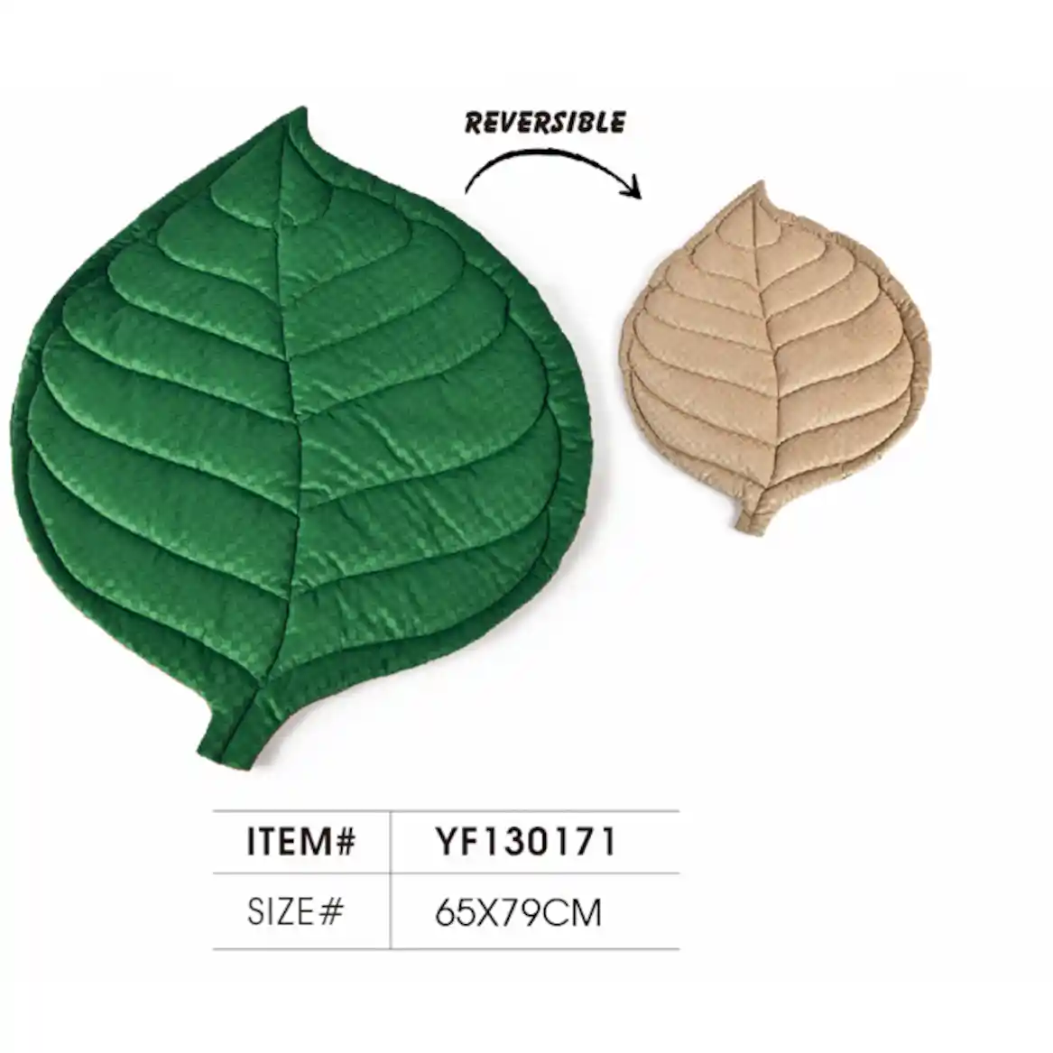 Leaf Shape Dog Bed Mat OEM