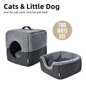 2 in 1 cuddler cat bed oem