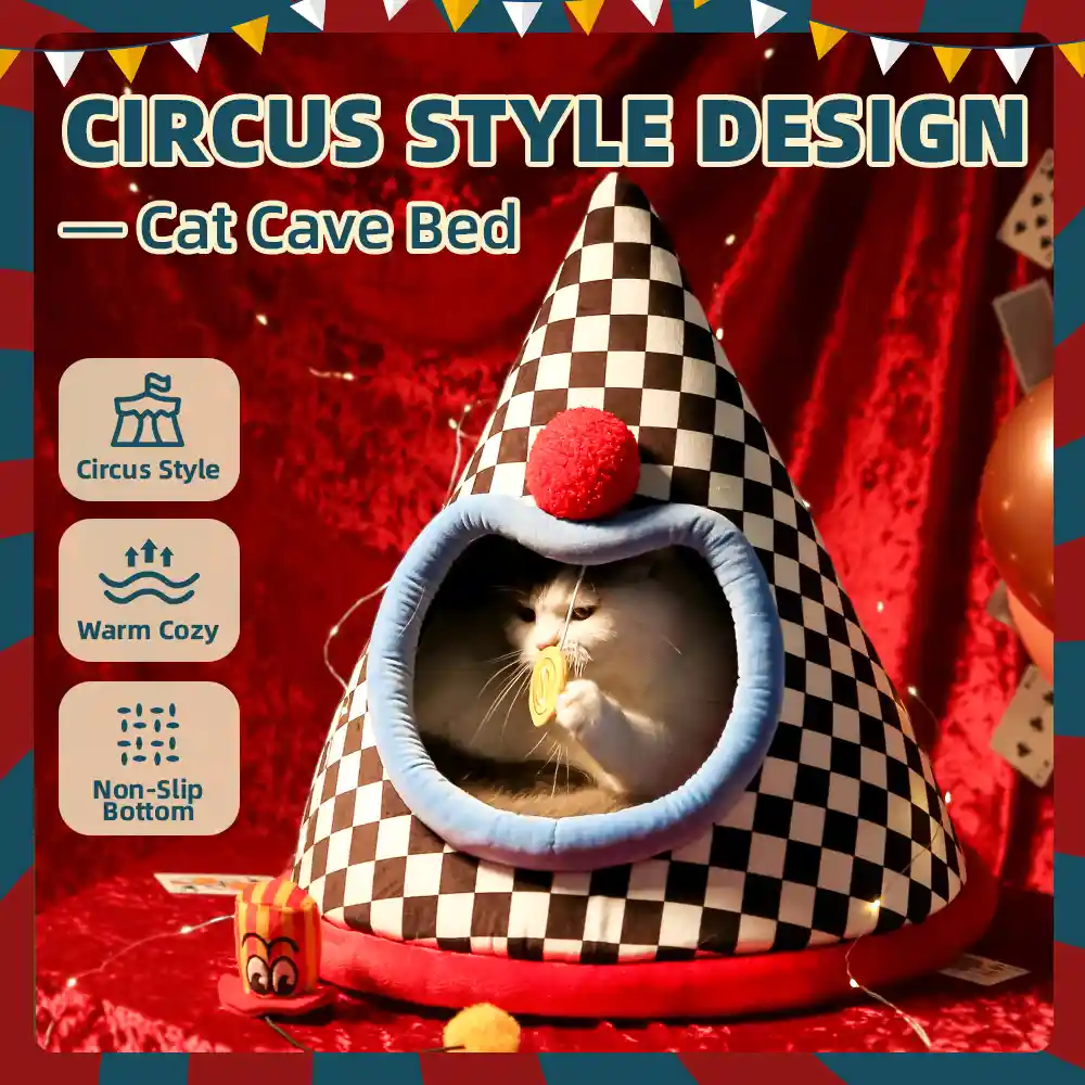 conical-shaped pet bed