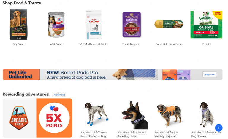 petsmart dog supplies