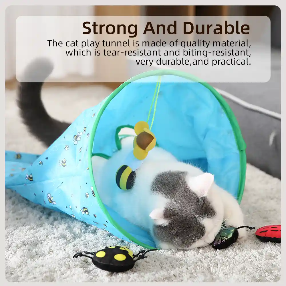 Durable Cat Play Tunnel with Toys oem