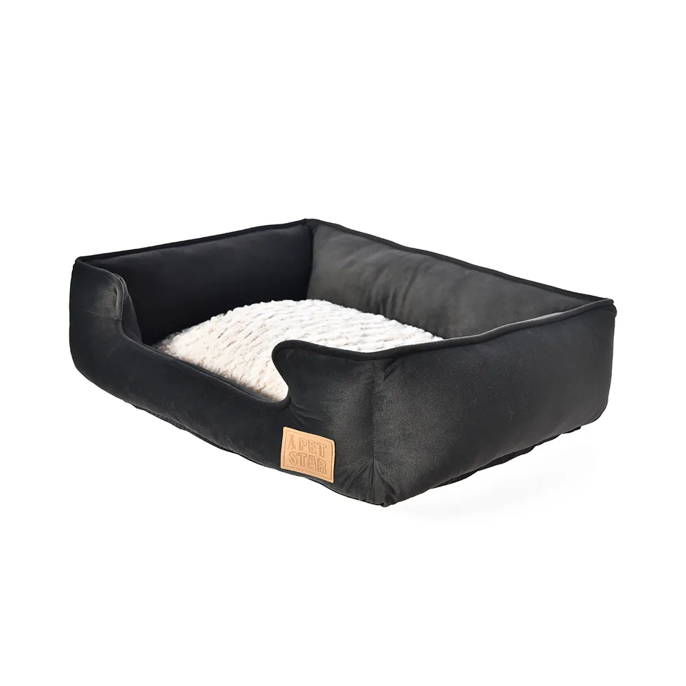 Frosted Velvet dog bed wholesale