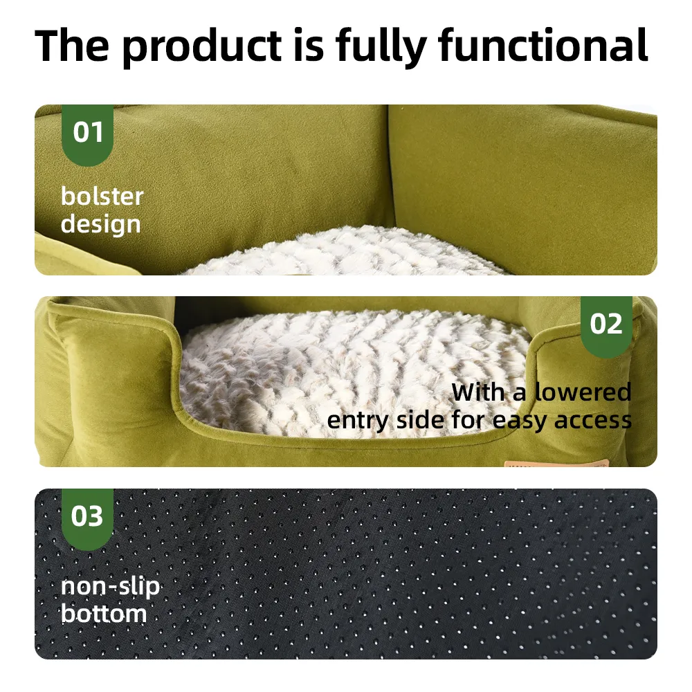 wholesale Velvet dog bed