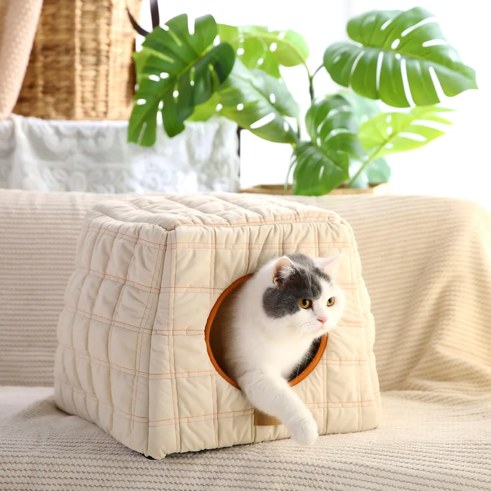 Cozy Cave Cat Bed Customizable