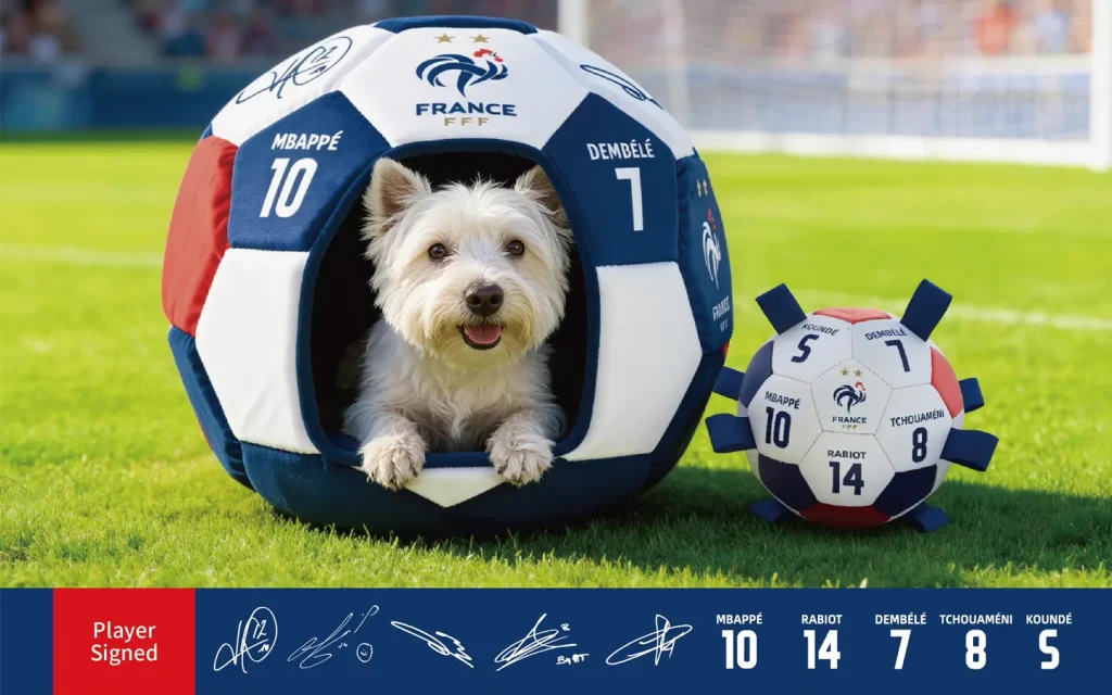 Official licensed pet products wholesale collection for France