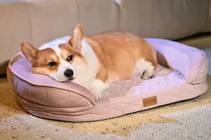 Custom orthopedic dog bed manufactured by OEM pet bed factory