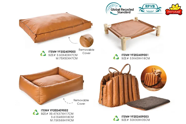 eco friendly RPVB pet bed products