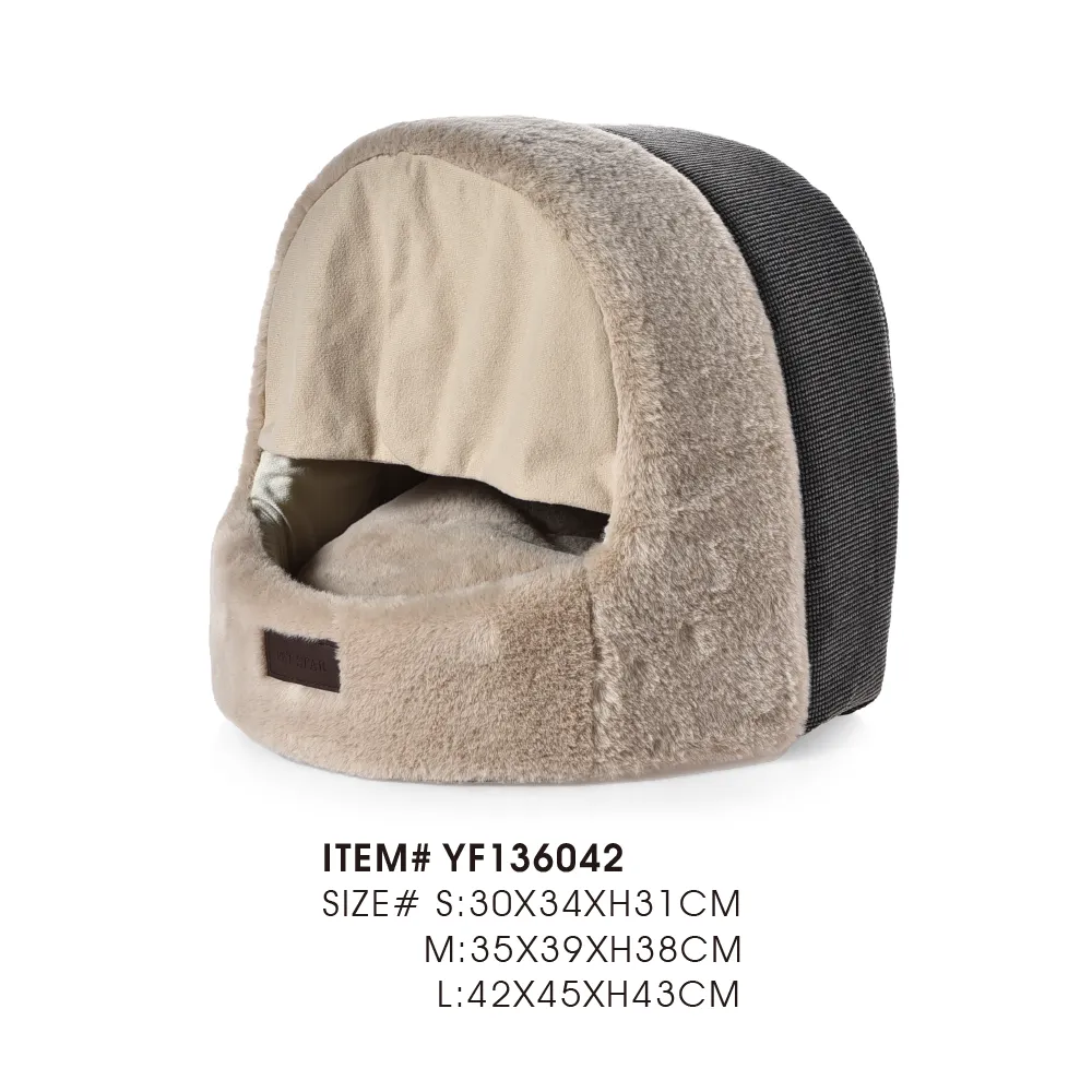 Microwave Self Warming Cat Cave Beds