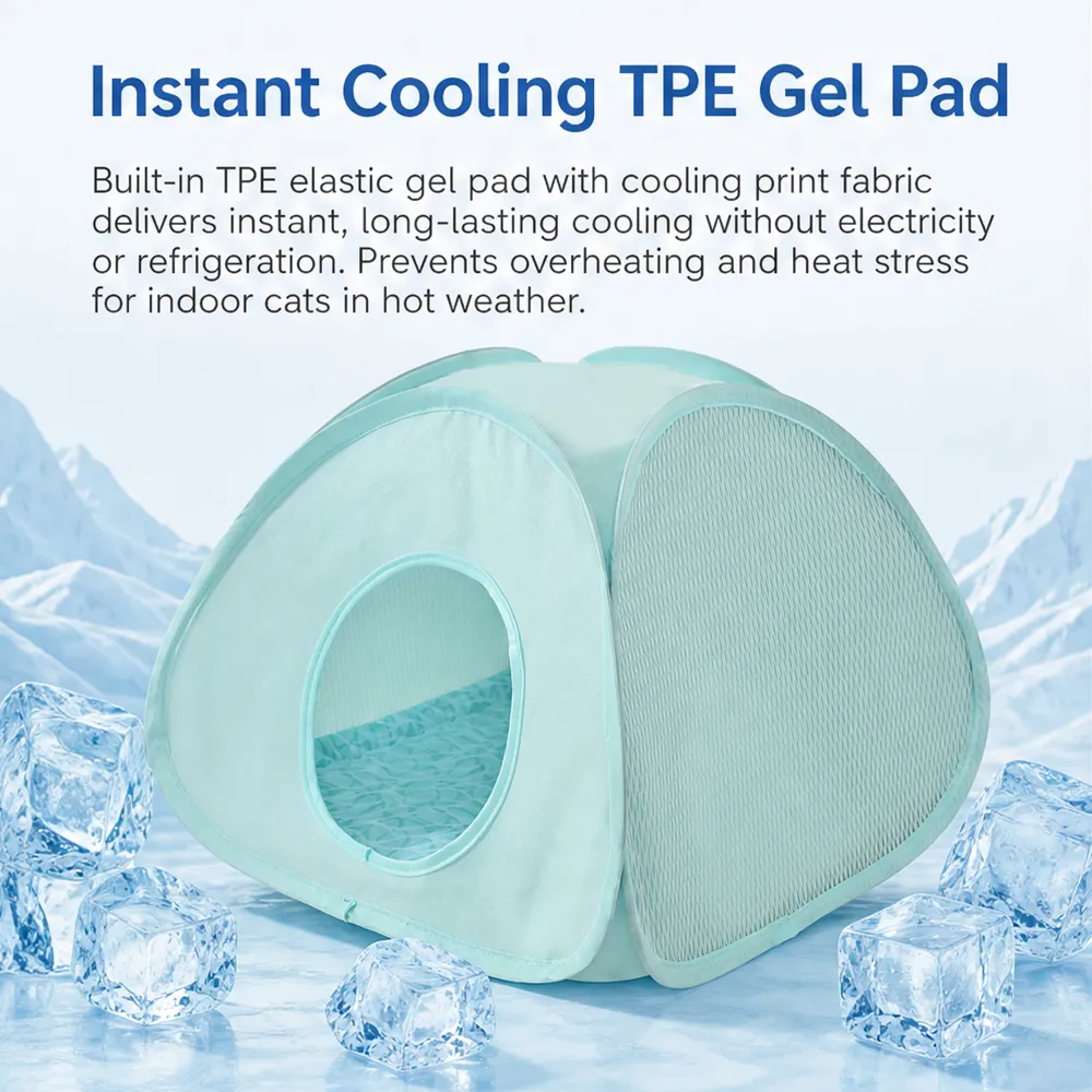 Airflow Cooling Dog Mat TPE Gel Technologyvvvvvvvvv