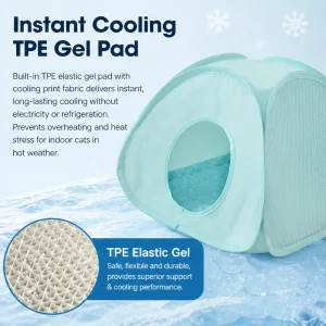 Airflow Cooling Dog Mat TPE Gel Technology