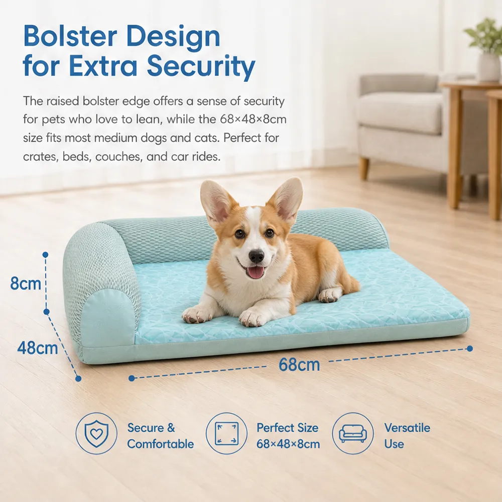 Wholesale Cooling Dog Mat 3-Layer Technology TPE Gel Pad Easy Clean Pet Floor Mat