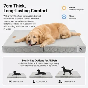 Airflow Cooling Orthopedic Dog Bed
