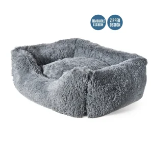 hot sale plush dog bed claming