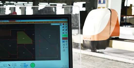Automatic fabric cutting production line