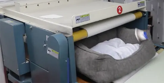 Needle detection machine quality control station
