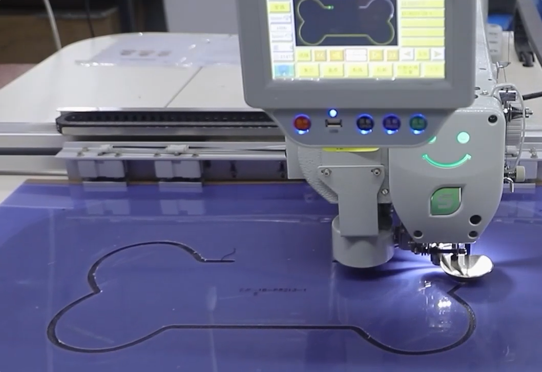 Precision sewing — 3D car body and seat cushion assembly
