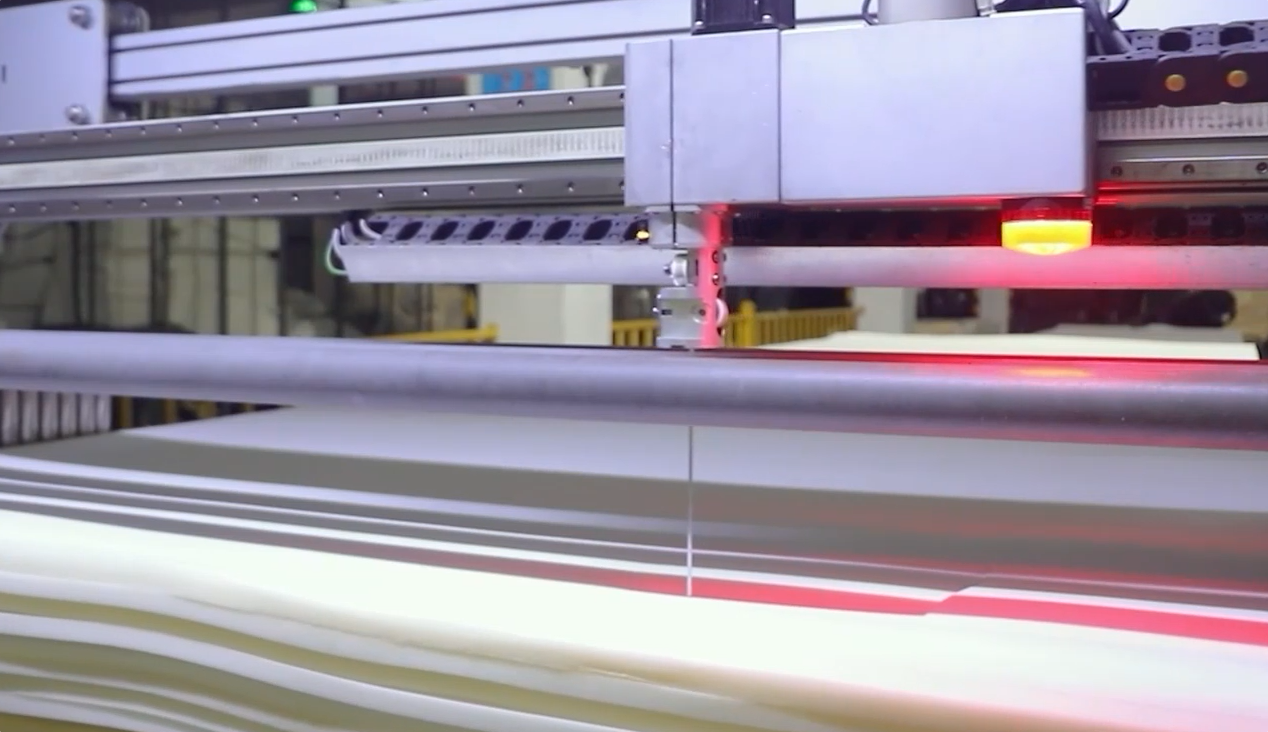 Precision cutting — laser and automated fabric cutting