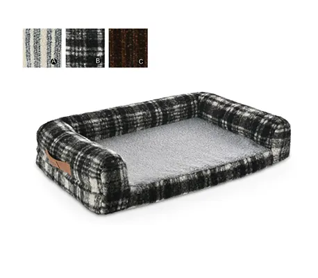 Large sofa dog bed YF144154 at 111.5 x 89 x H20.5 cm with egg-crate foam support